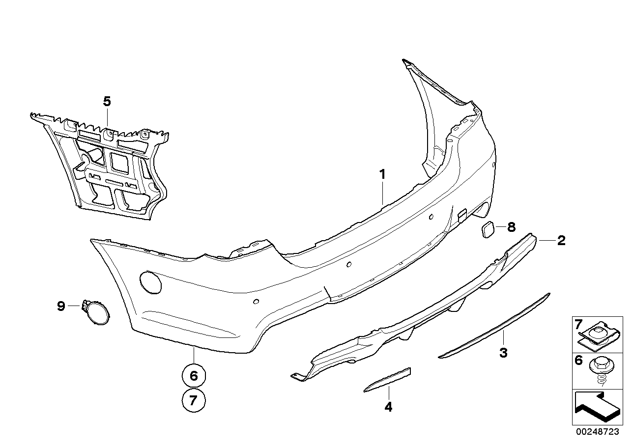 Genuine BMW 51122148725 E90 E91 Covering Left (Inc. 335xi, 335i & 318i) | ML Performance UK Car Parts