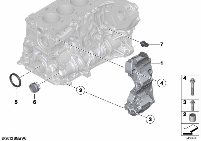 Engine Block Mounting Parts