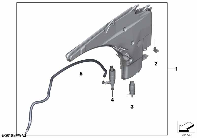 Genuine BMW 61678051590 E82 Windshield Cleaning Container (Inc. M Coupé) | ML Performance EU Car Parts