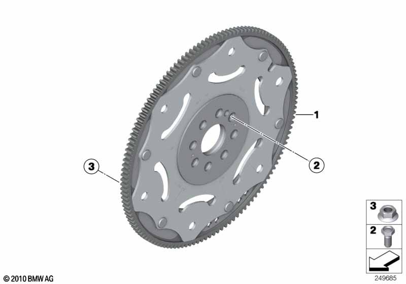 Genuine BMW 11227812622 Flywheel Automatic (Inc. Cooper D ALL4 2.0, Cooper D 2.0 & Cooper SD) | ML Performance UK Car Parts