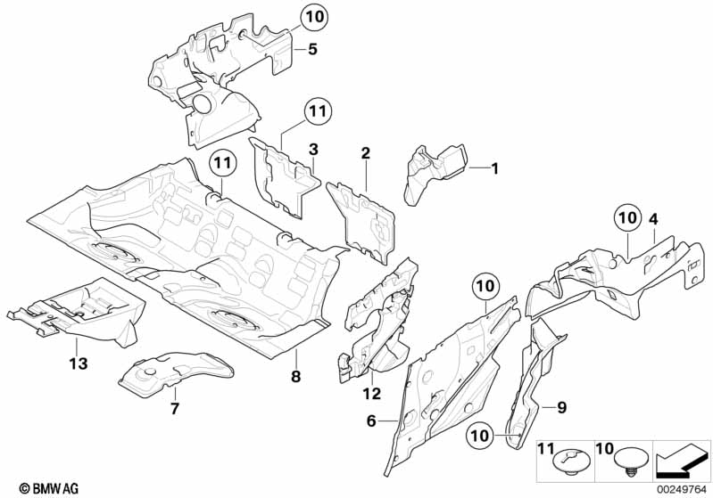 Genuine BMW 51486953437 E93 Sound Insulating Left (Inc. 328i, 320i & 325i) | ML Performance EU Car Parts