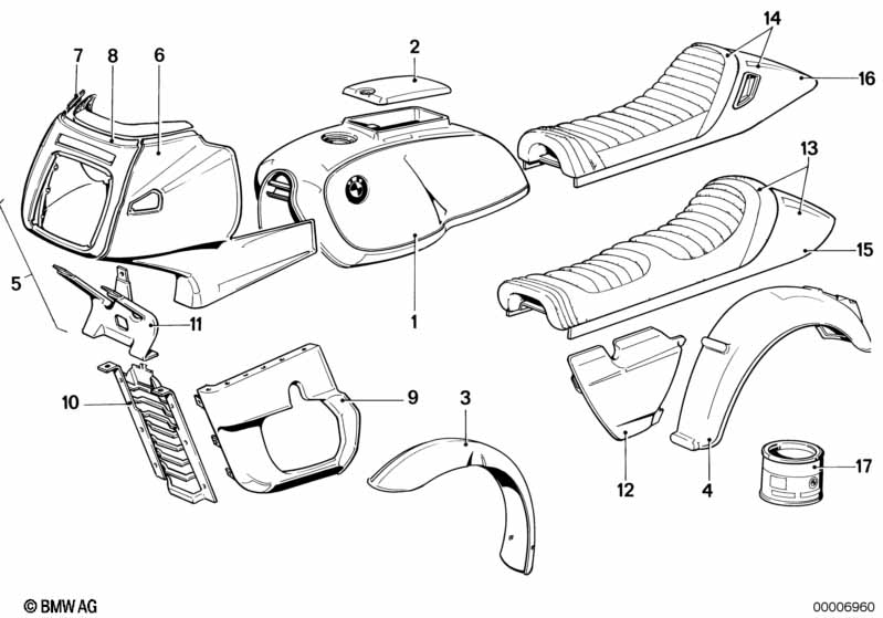 Partes barnizadas 588 bronco