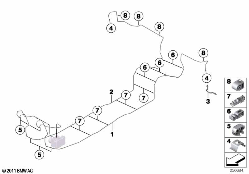 Genuine BMW 34326850572 F31 F80 F32 Bracket, Brake Pipe, Double (Inc. M135i, 318d & M3) | ML Performance UK Car Parts