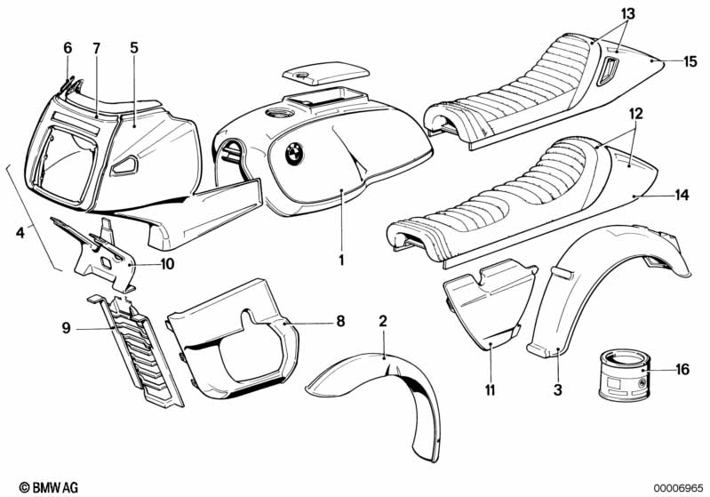 Painted parts 546 gold