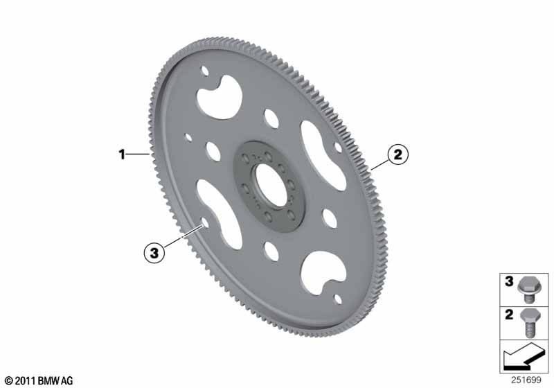 Genuine BMW 11227560062 Collar Screw M9X20 (Inc. Coop.S JCW, Cooper & One Eco) | ML Performance UK Car Parts