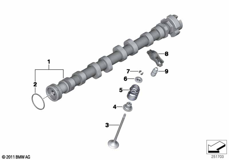 Genuine BMW 11347547187 F30 F20 Exhaust Valve 26,0/4,96mm (Inc. 114i, Cooper ALL4 & 120i) | ML Performance UK Car Parts
