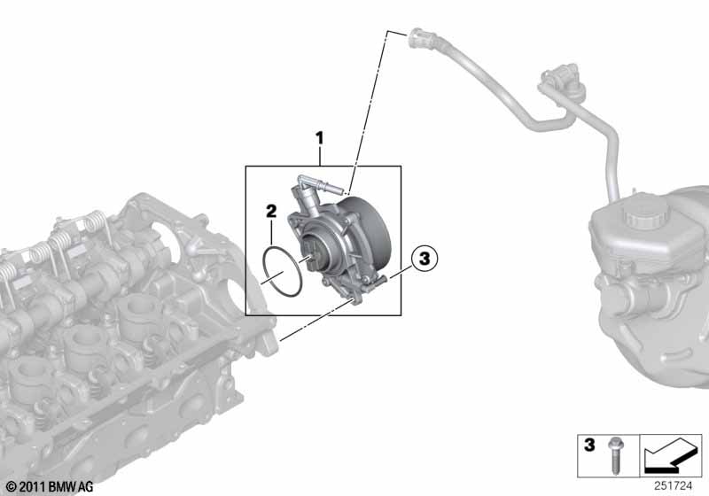 Genuine BMW 11667566483 F20 R56 O-Ring 56 X 2,75mm (Inc. 118i, Coop.S JCW & 320i ed) | ML Performance UK Car Parts