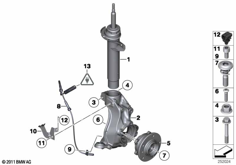 Genuine BMW 34526850721 E84 Bracket For Pulse Generator, Left (Inc. X1 18dX, X1 20dX & X1 25iX) | ML Performance UK Car Parts