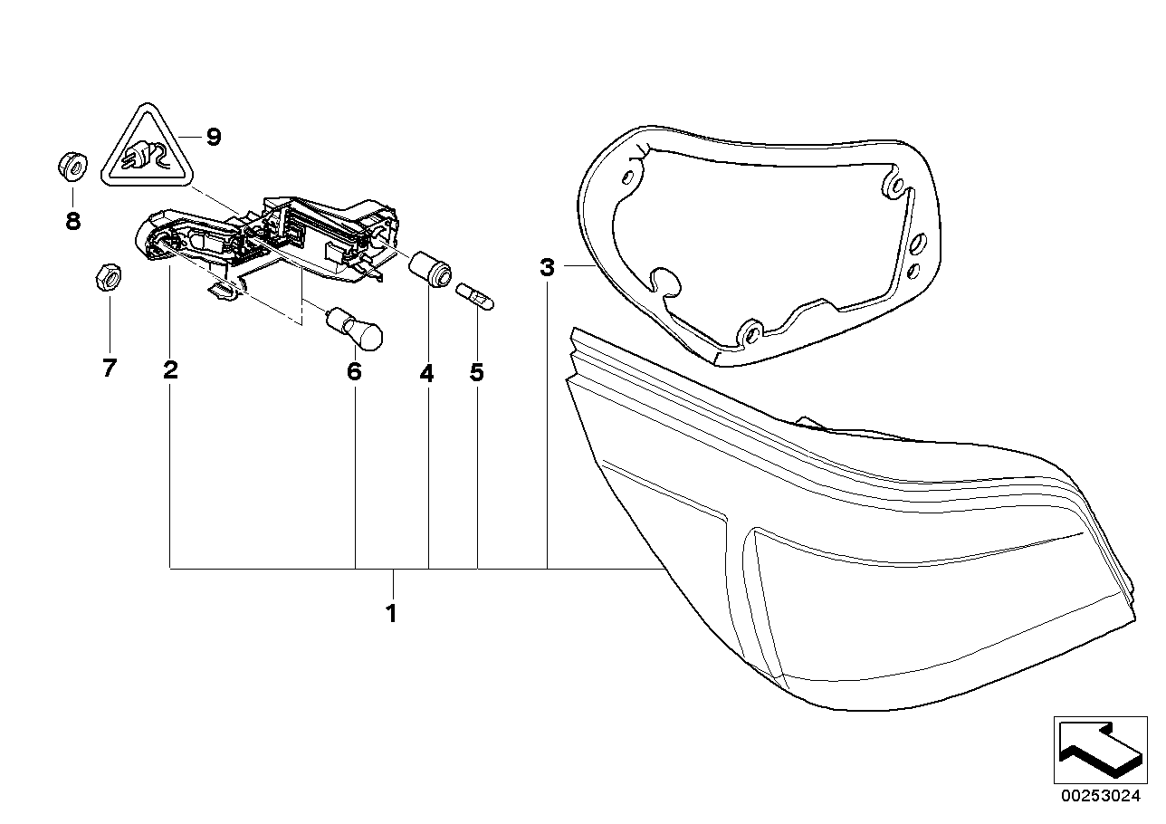 Genuine BMW 12527505477 E60 Universal Socket Housing Uncoded 8 POL. (Inc. 528xi, 520d & 525xd) | ML Performance UK Car Parts