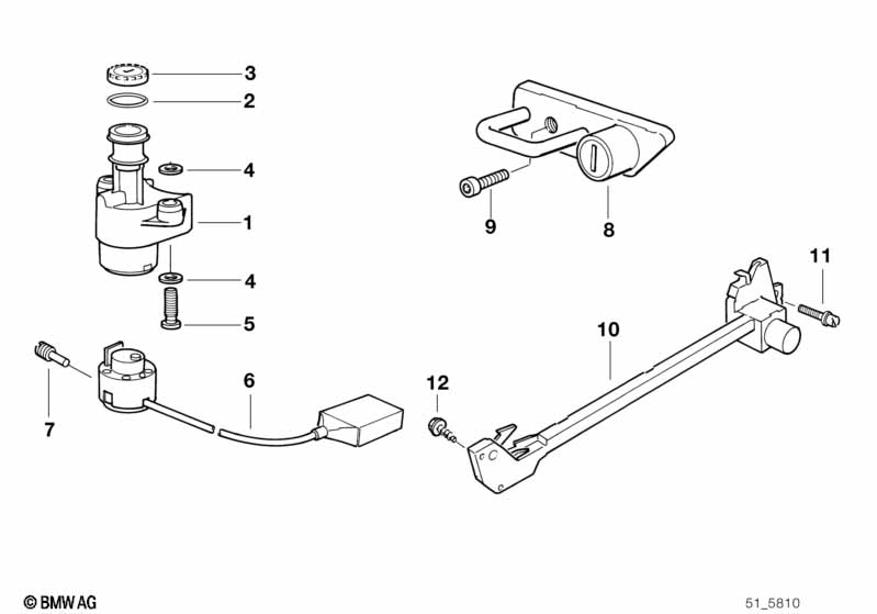 Ignition light switch/locking mechanism