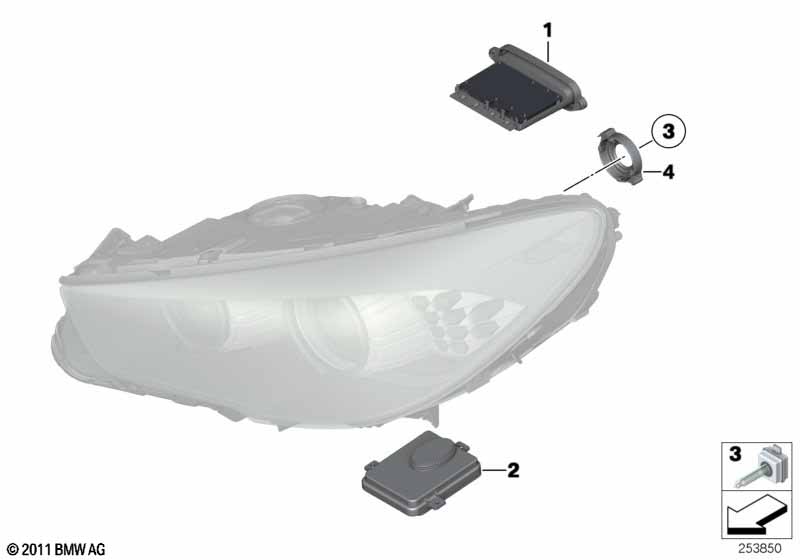 Headlight, electronic parts / bulbs Headlight, electronic parts / bulbs