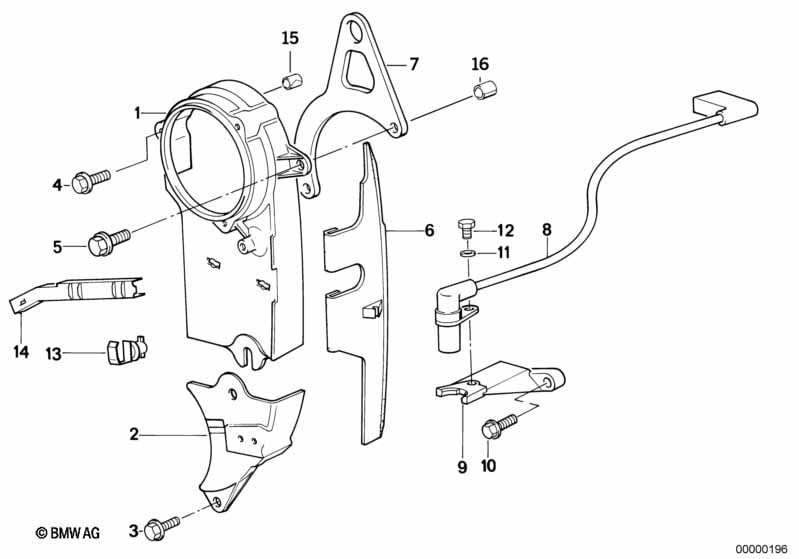 Timing cover upper