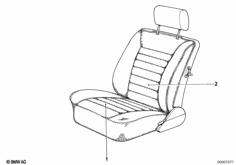 Seat cover front