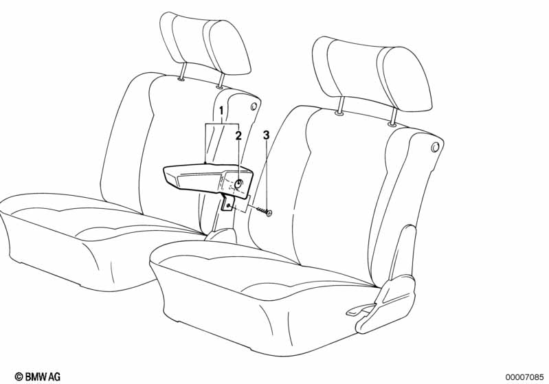 Armrest front