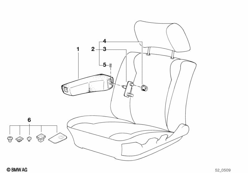 Armrest front