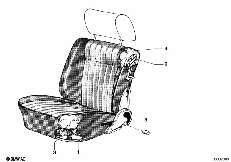 Front seat, low