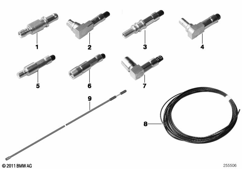 Genuine BMW 61116816271 G06 RR5 F10 Rep. Guide For Wlan Cable Antenna L= 1755 MM (Inc. 750LiX, ALPINA B6 & M760LiX) | ML Performance UK Car Parts