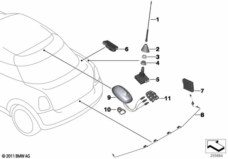 Single parts antenna