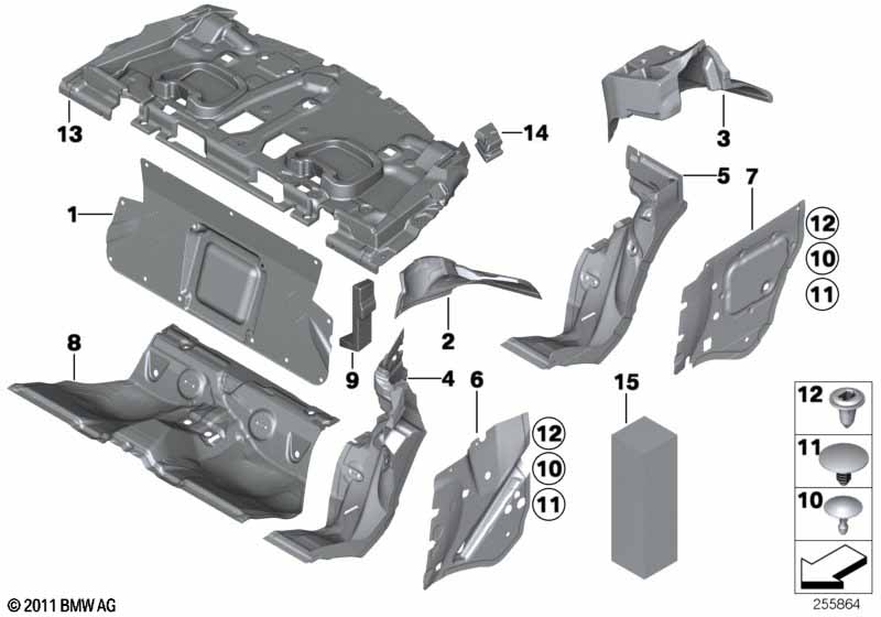 Sound insulating rear