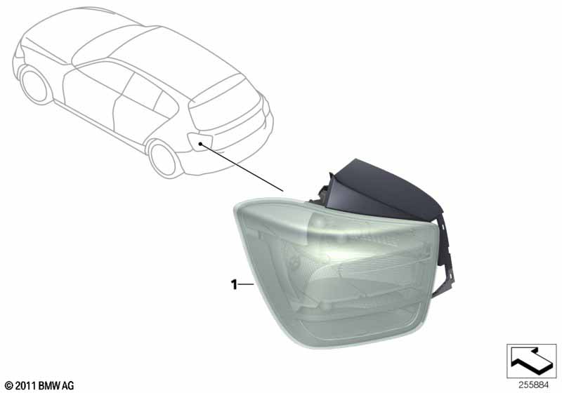 Conversion kit, taillamps, LED