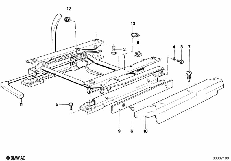 Front seat-vertical seat adjuster