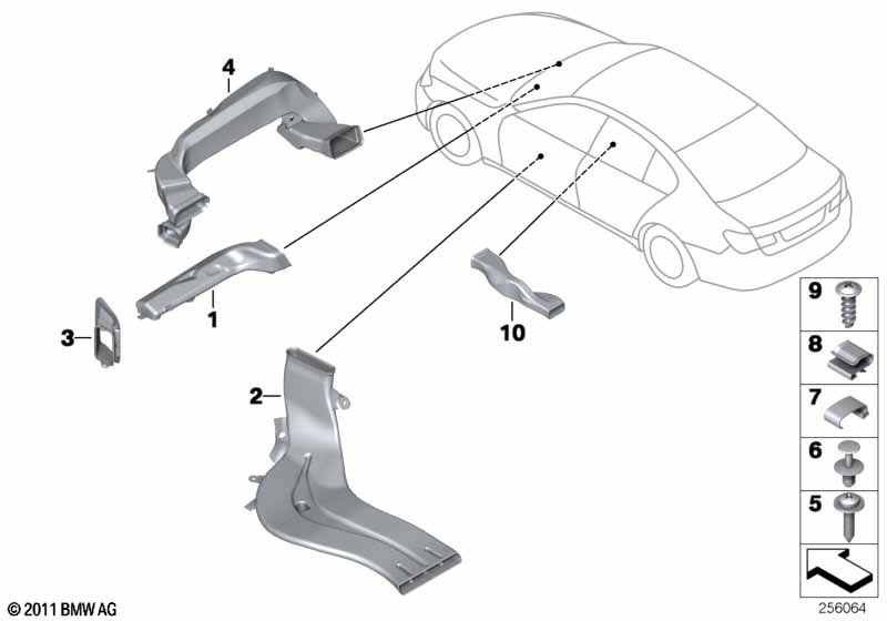Genuine BMW 64116912537 RR1 E66 Defroster Nozzle Left (Inc. 760i, 745LiS & ALPINA B7) | ML Performance EU Car Parts