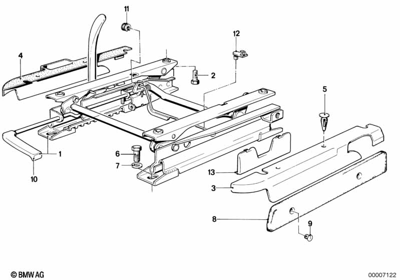 Front seat-vertical seat adjuster