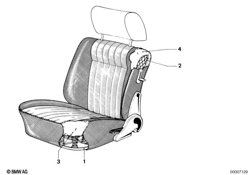 Lower seat parts