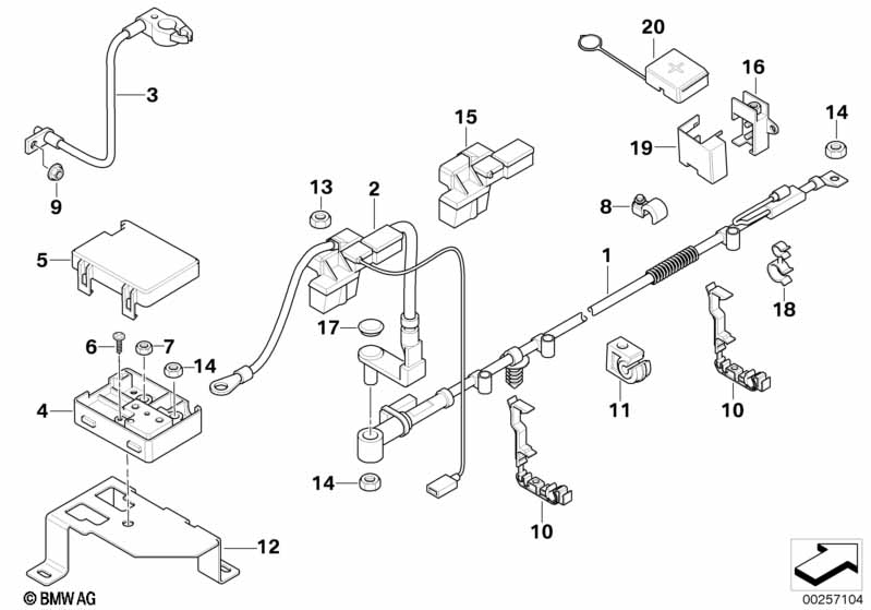 Genuine BMW 61147836847 E85 E86 Holder, Base B+ (Inc. Z4 M3.2) | Duco Car Parts UK Car Parts