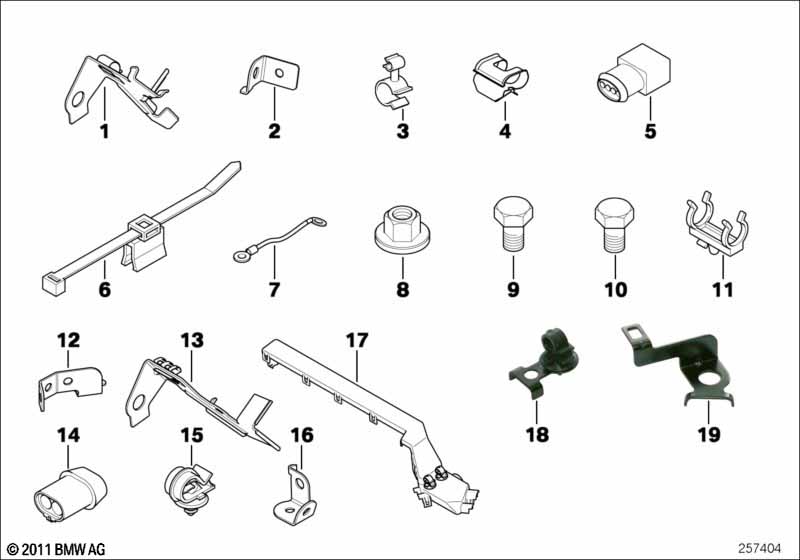 Genuine BMW 12517513226 R56 Fixing Bow (Inc. Coop.S BEV) | ML Performance UK Car Parts