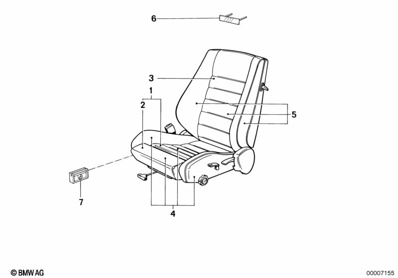 BMW sportseat spring frame/pad