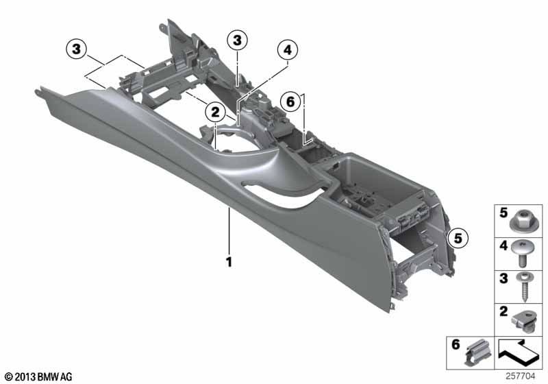 Mount, center console