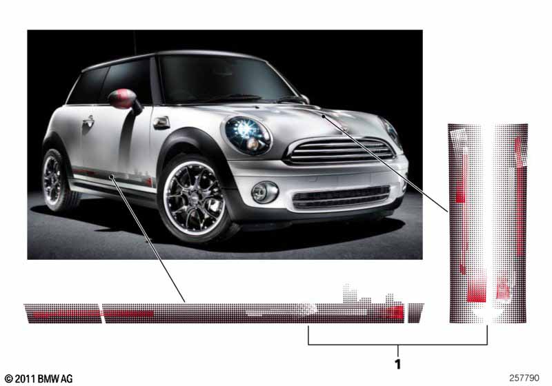 Pin-stripe decal kit