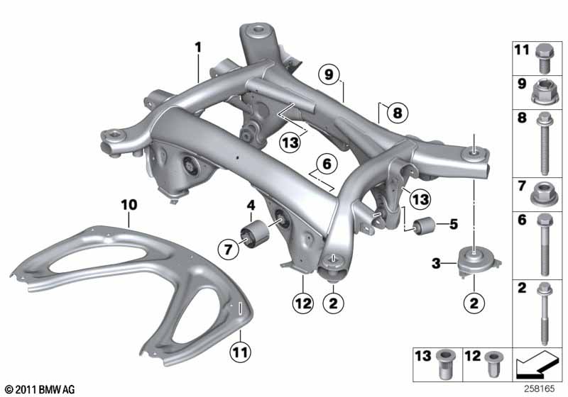 Genuine BMW 33326764105 Rubber Mounting (Inc. M5 & M6) | ML Performance EU Car Parts