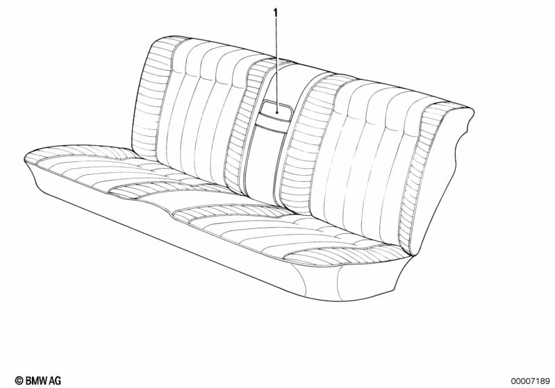 Center armrest rear
