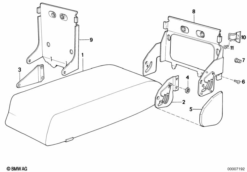 Armrest f ski bag