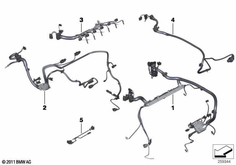 Genuine BMW 12517582668 F01 F02 Wiring Harness, Engine Ignition Module (Inc. 740i & 740Li) | ML Performance UK Car Parts