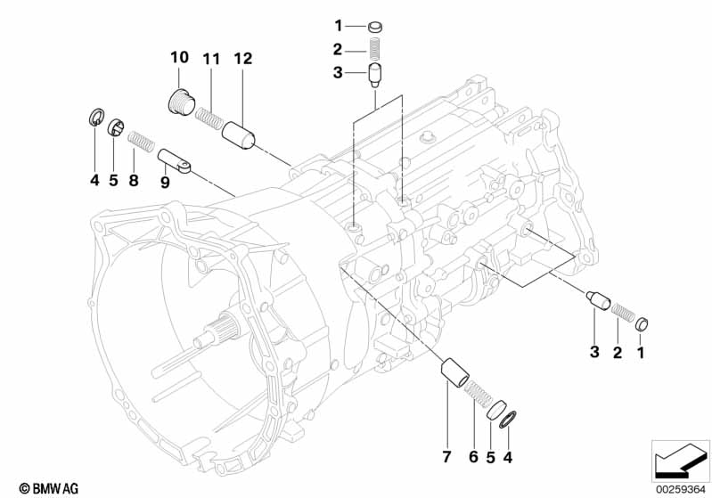 GS6X37BZ inner gear shifting parts