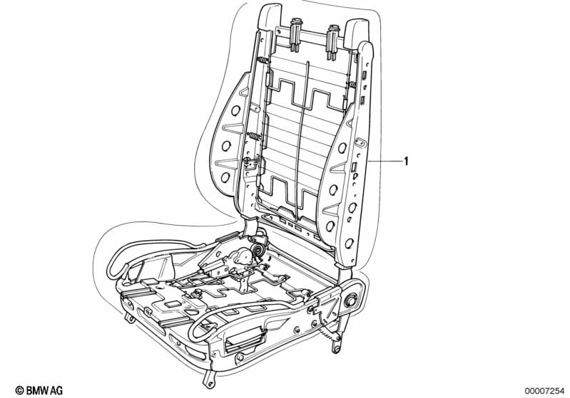 BMW repair sports seat