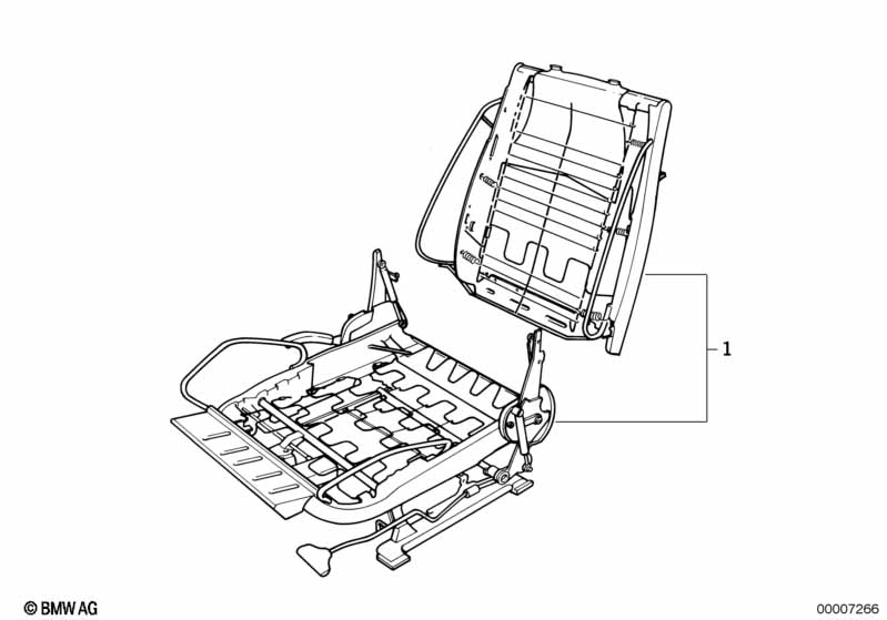 BMW repair sports seat