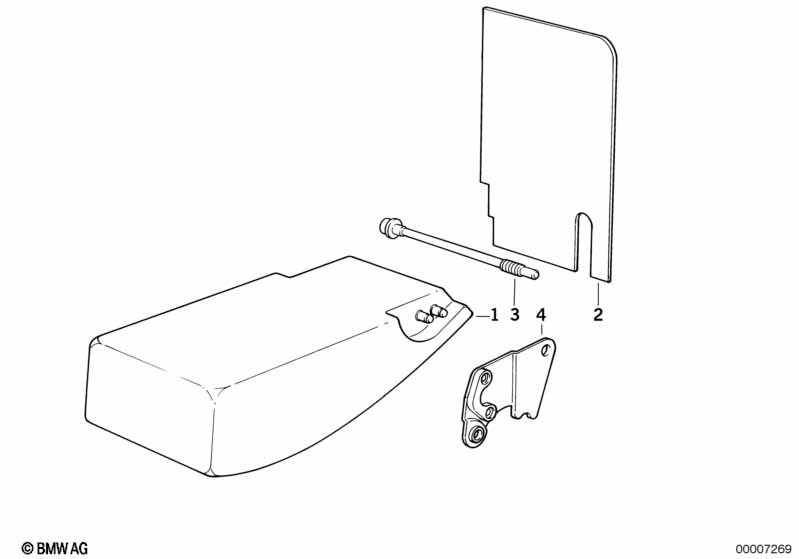 Center armrest rear