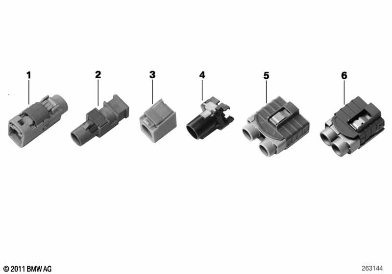 Repair parts, coaxial cable housing