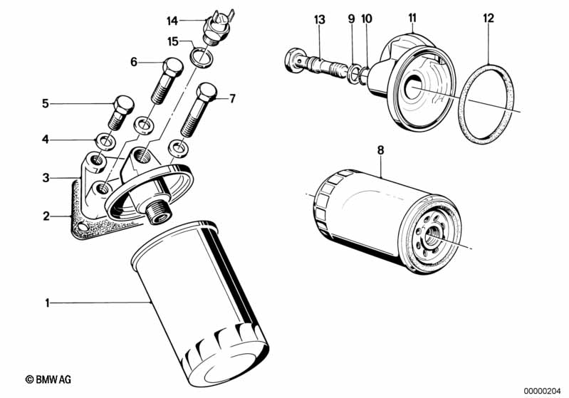 Lubrication system-Oil filter