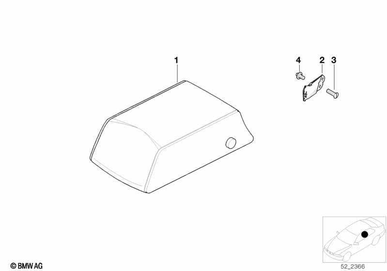 Rear seat center armrest