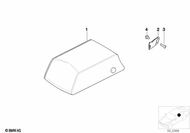 Rear seat center armrest