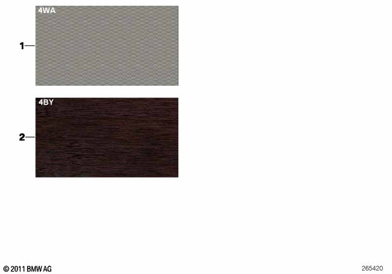 Sample chart with interior moldings