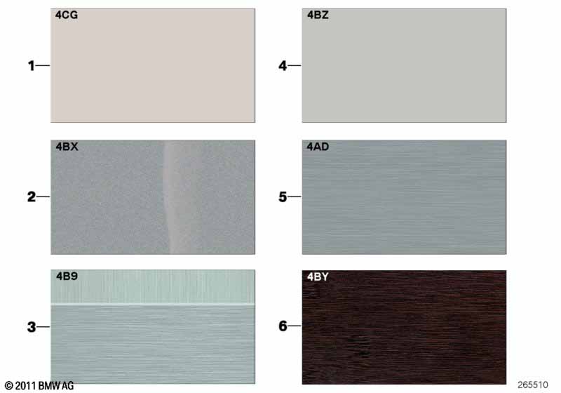 Sample chart with interior moldings