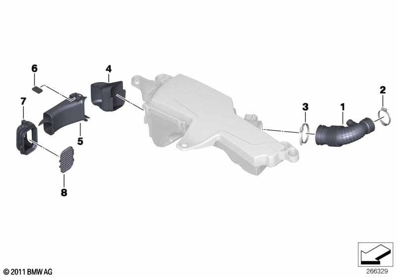 Genuine BMW 13717577548 R56 F20 Hose Clamp 60X9 (Inc. 118i, 116i & 114i) | ML Performance UK Car Parts