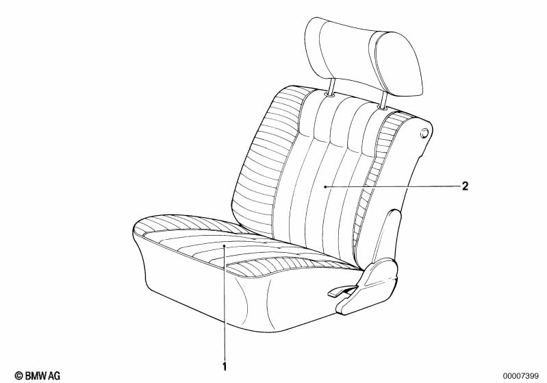 Seat cover front