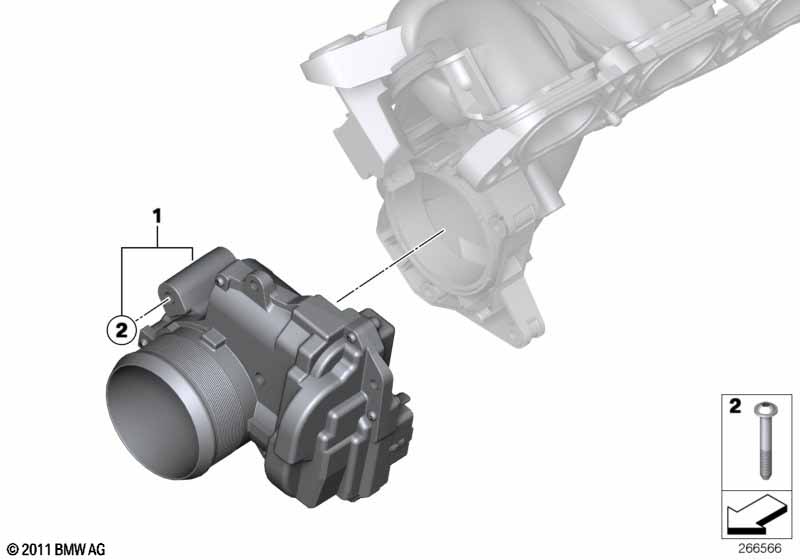 Genuine BMW 13548675278 Throttle | ML Performance EU Car Parts